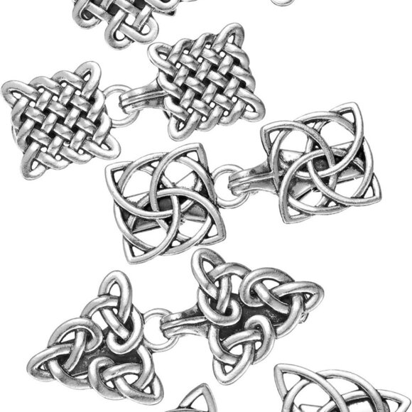 5 Pieces Shawl Clips Cloak Clasp Cardigan Sweater Clips Vintage Collar Retro Clo - Picture 1 of 7